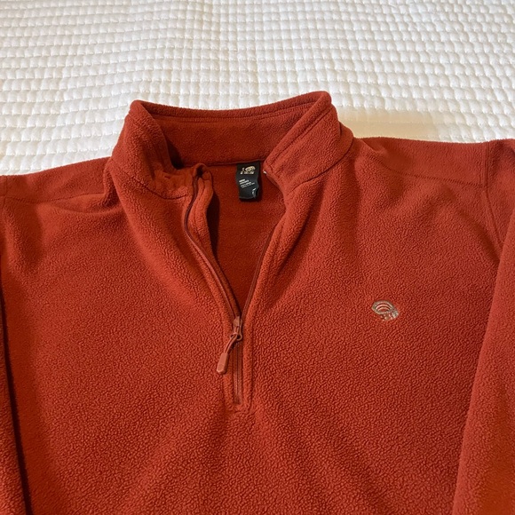 Mountain Hardwear Mens 1/4 Zip Pullover Fleece Outdoor Sweater Size M EUC - Picture 10 of 10